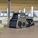 Sightmark Ultra Shot Plus QD Reflex Sight, Red and Green Sight, Flat Dark Earth Bundle with 2 Extra CR123 Batteries and a Lightjunction Battery Box