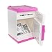 SZAT Funky Quality Electronic Money Bank Piggy Money Locker Coins Cashes Auto Insert Bills Safe Box Password ATM Bank Saver(Pink)
