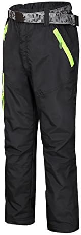 Kayla qin Kids Girls Boys Snow Pants Fleece Thickening Windproof Waterproof Outdoors Warm 5-12 Years