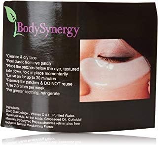 Crystal Collagen Eye Masks | Deep Sea Collagen | Hyaluronic Acid | Vitamin C | Vitamin E | Wrinkle Reducer | Eye Moisturizer | 8 pairs