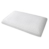 OrganicTextiles Premium All Natural Latex Low Profile Pillow. Low Height Latex Pillow for Sleeping Comfort (Soft)
