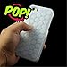 Case for iPhone 8,Funny Cute Pop Sound Popping Decompression Bubble Wrap Hybrid Silicone Puchi Puchi Hard Case Cover for Apple iPhone 8/7/iPhone SE 2020 (White)