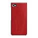 TETDED Premium Leather Case for BlackBerry Motion, Snap Cover, Caen (Nappa Red)