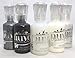 Nuvo Crystal Drops - Bundle of 5 Colors - Gloss White, Ebony Black, Ivory Seashell, Liquid Mercury and Morning Dew