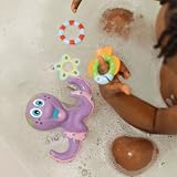 Nuby Octopus Floating Bath Toy Sensory Development 3 Rings Included view 11