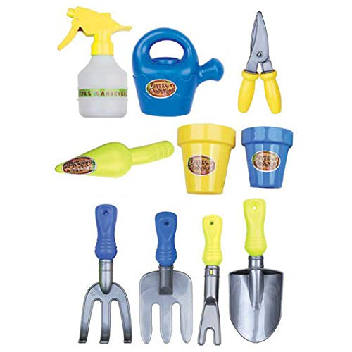 Liberty Imports My First Little Gardening Tool Box Set | 14 Piece Toy Mini Garden Tools Kit for Kids Pretend Play - Thumbnail 4