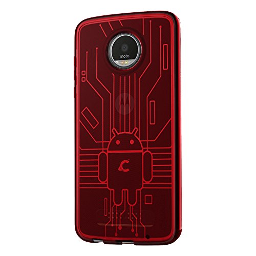 Cruzerlite moto z2 play case, bugdroid circuit tpu case…