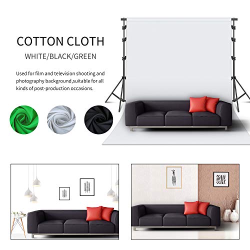 Photographic Softbox Reflective Umbrella 5500k Daylight Lasting Lighting 8.5ft x 10ft Background Support Kit, Foldable with Carrying Case, Suitable for Professional Photography Studio