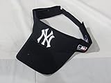 MLB ADULT New York YANKEES Home NAVY BLUE VISOR Adjustable Velcro TWILL New