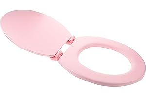 Ipetboom Pink Foam Toilet Seat Cushion with High Resilience, Universal Fit, O-Shaped Design for Bathroom