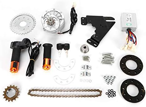 US DELIVER Electric Conversion 450W 36V Twist Kit for Common Bike Left Chain Drive Custom-Electric Bicycle