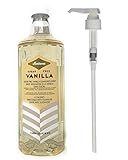 Fontana Sugar Free Vanilla 1 Liter Syrup Bottle with Pump from Starbucks for Coffee and Tea