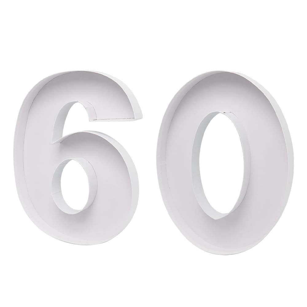 Photo 1 of WENPACK 15" Fillable Cardboard Number Charcuterie Board Tray Paper Mache Sweet Cupcake Birthday Box (80)