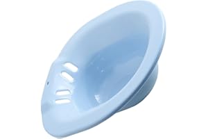 ANGOILY 1PC Sitz Bath Toilet, Soaking Bath, 15.5*14.37in Over The Toilet Soaking Bath for Relief Pregnant Women Elderly Patient Care Basin Bathtub