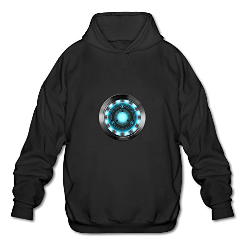Iron Man Cool Costume Design Funny Print Sports Long Sleeve Vintage Hooded Sweatshirt Men