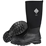 The Original MuckBoots Adult Chore Hi-Cut Boot Black Waterproof Boots (11 M US / Women's 12 M US)