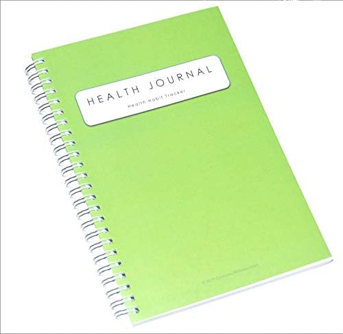 Food Journal and Fitness Diary - Tracker for Healthy Living and Weight Loss, Health Habit Accountability Journal, Second Edition, Green, Standard Cover, A5