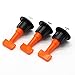 50Pcs Tile Positioning Leveler T Shape Tile Leveling Spacers Wedges Tile Flooring Wall Leveling Locator System,T-lock-Pliers-Tool-Tile-Leveling-System for Builing Walls & Floors