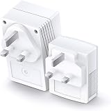 TP-Link TL-WPA4220 KIT AV600 Powerline WiFi Extender 300Mbps 2+1 Ethernet UK view 3