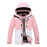 Winter Women's Stitching Snow Ski Jacket Warm