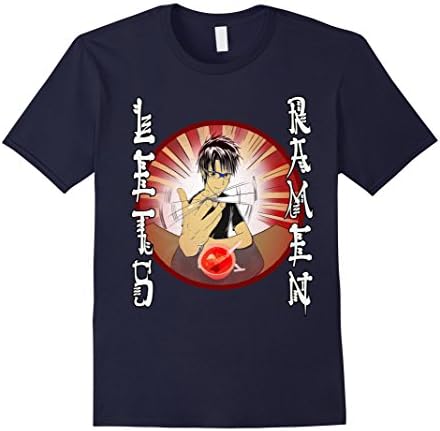 Mens Lets Ramen! Manga Anime Style Ramen Noodle T Shirt 3XL Navy