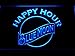 Blue Moon Beer Happy Hour Bar LED Neon Light Sign Man Cave 628-B