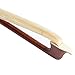 COLIBYOU 4/4 Full Size Violin Bow Black Handle Pure Handmade Well Balanced Arbor White Horse Hair Fiddle Music Instrument Accessories