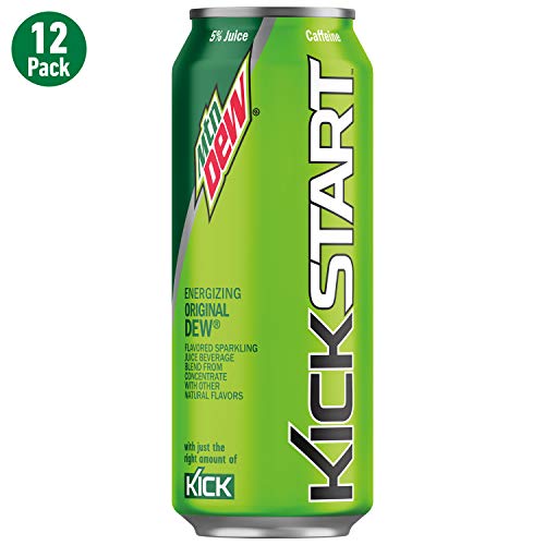 Mountain Dew Kickstart, Pineapple Orange Mango, 16 Fl Oz (12 Count) 재팬박스