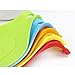 OUZIFISH Kitchen Silicone Spoon Rest Heat Resistant Insulation Mat 4 pcs/set Colorful