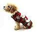 DEESEE(TM) Christmas Pet Dog Christmas Snowman Clothes Puppy Winter Sweater Costume Coat (M)