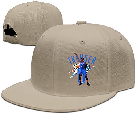 YQUE Adult Russell 0# Westbrook Basketball Player Baseball Caps Natural