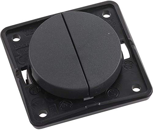 Hager Integro - Double Two-Way Anthracite Switch en promo sur Amazon