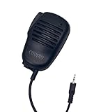 Coodio Remote Lapel Microphone Shoulder Speaker Mic [Mini] For 1 Pin Cobra MicroTalk 2 Way Radio Walkie Talkie