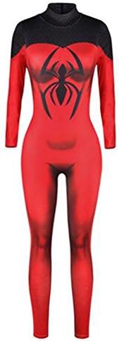 SgaSong Ladies Spaghetti Strap 3D Skeleton Print Jumpsuit Women Halloween Costume