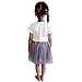 Jastore® Kids Girls Cute Cat Pattern Clothing Sets Top + Tutu Skirt