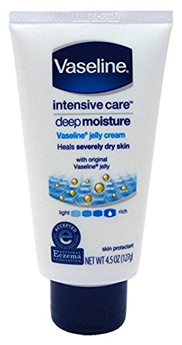Vaseline Intensive Care Deep Moisture Cream 4.5 Ounce (133ml) (2 Pack)