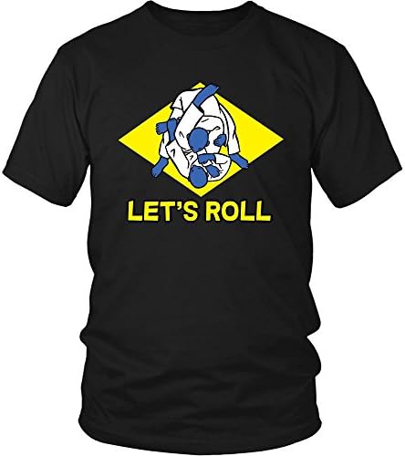 I love BJJ and Judo. Let's roll! - XL Black Unisex T-Shirt