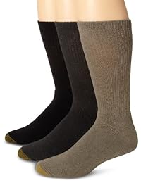 Gold Toe Uptown - Calcetines largos para hombre, tres pares