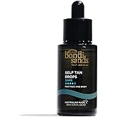 Bondi Sands Hydrating Self Tan Drops for Face and Body, 2 Shade Options, 1.01 FL OZ