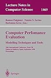 Computer Performance Evaluation: Modelling Techniques and Tools (Lecture Notes in Computer Science)