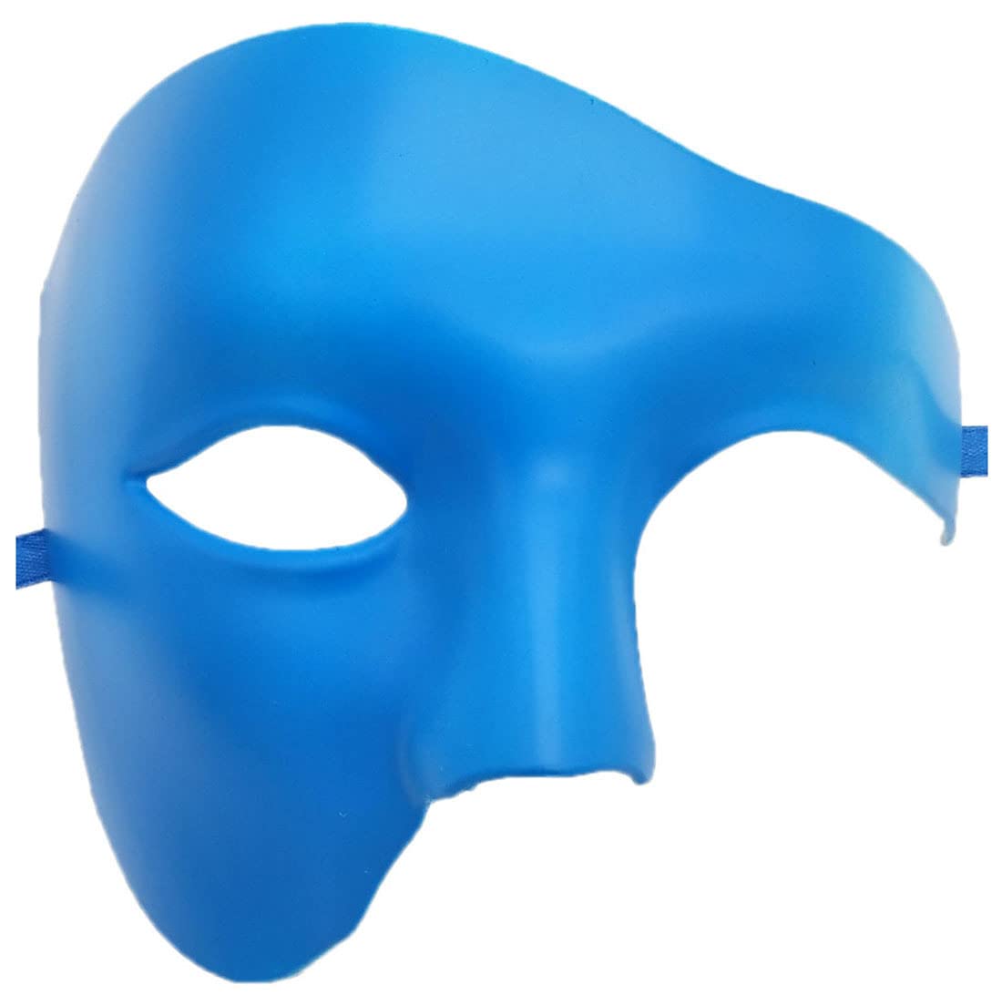 Masquerade Masks for Men, Blue Venetian Mask Vintage Phantom of The Opera Mask, Adult Half Face Party Mask for Halloween Christmas Mardi Gras Costume Wedding Cosplay Party