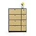 Furinno Econ Organizer Cabinet, Espresso/Light Brown
