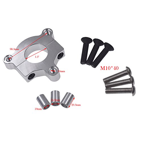 UAUS 40 T Sprocket with CNC Adapter Fit 1.5 inch hub 415 Chain 49cc 50cc 66cc 80cc 2 Stroke Motorized Bike Motorised Bicycle