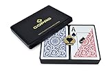 Copag Bridge Size Jumbo Index 1546 Playing Cards (Blue Red Setup)