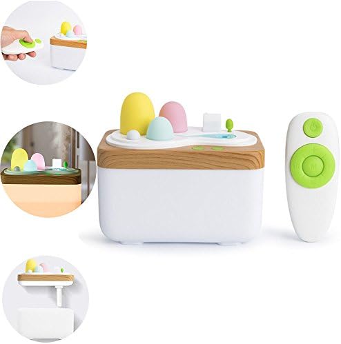 Humidifier Aromatic Diffuser 420Ml Ultrasonic LED Color Changer Wireless Remote Control Purifier Respiratory Lamp Nebulized Humidifier Humidifier Lamp Essential Oil