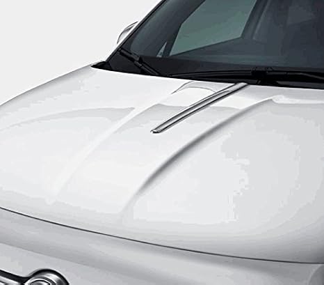 Garniture Chromée Pare-choc Avant Pour Fiat 500 - ABS, Style Luxe, Facile à Poser
