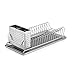 Polder 6115-75 Compact Stainless-Steel Dish Rack with Utensil Holder, 14