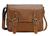 Scarleton Double Belt Strap Flap Crossbody Bag H1988