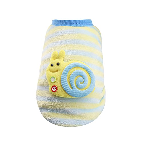 Teresamoon Cute Dog Apparel Cold Weather Dogs Jacket for Puppy Small dogs Clothing (M, multicolour)