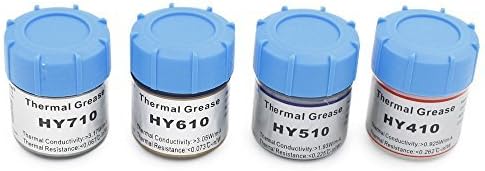 4pcs 20g Gold Silver Grey White Silicone Compound Thermal Grease Paste For CPU GPU XBOX Ovens cooling